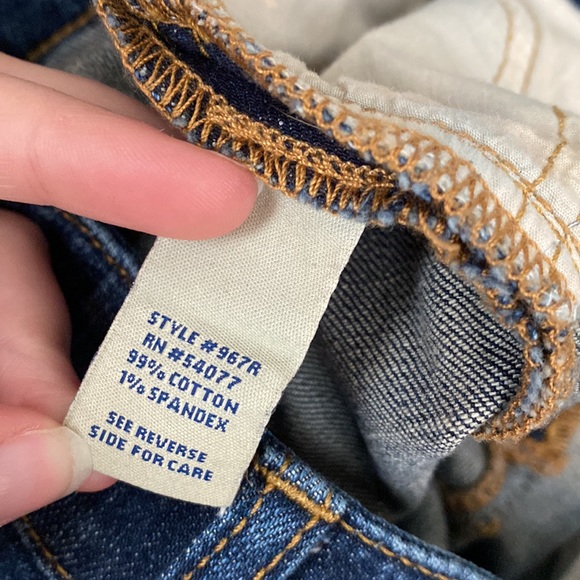 CAbi Bootcut Low Rise Dark Wash Denim Jeans - Picture 8 of 9